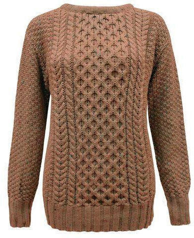 Ladies Wool Cable Knitted Jumper