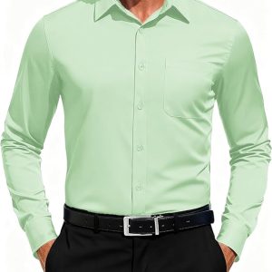 COOFANDY Mens Business Dress Shirt Casual Button Down Long Sleeve Shirts